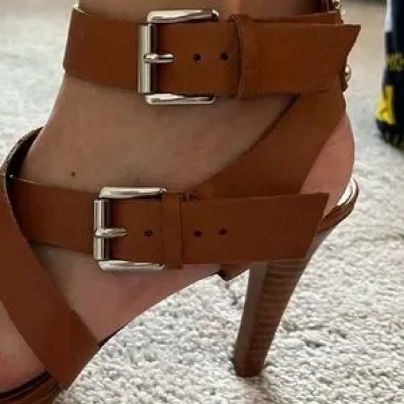 Nine West Heeled Sandals with Double Ankle Straps - Picture 2 of 6